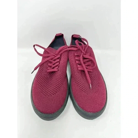 Flatheads Luft Ultralight Knit Sneakers Shoes Unisex Size 9 Crimson - Picture 2 of 12